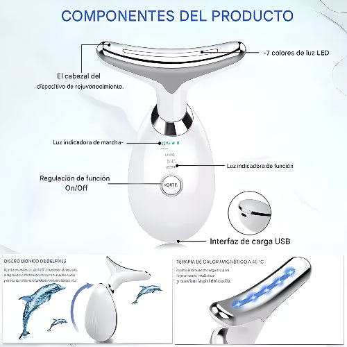 Masajeador Facial Eléctrico Antiarrugas